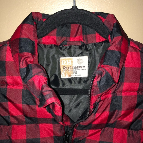 Ruff Hewn checkered vest, size small - Picture 2 of 4